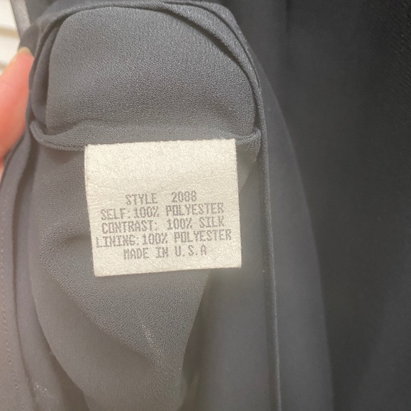 Claudia Cordic Asymmetrical Black Dress w/ Jewel beaded Straps - Picture 8 of 8